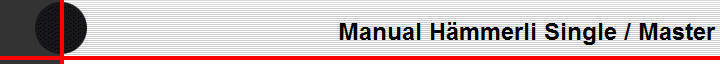 Manual Hämmerli Single / Master